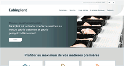 Desktop Screenshot of cabinplant.fr