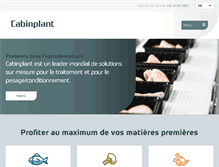 Tablet Screenshot of cabinplant.fr